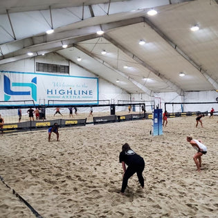  Highline Arena, where roller hockey (yes, roller hockey) and beach volleyball go together