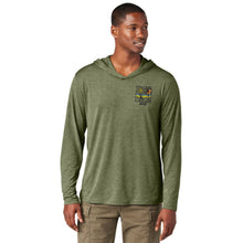  Tri Blend Long Sleeve Hoodie - Stick Figure