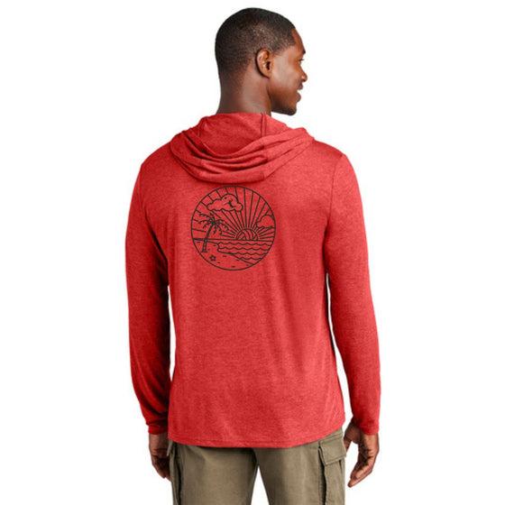 Tri Blend Long Sleeve Hoodie - Sunrise