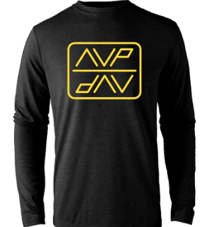 Geometric Long Sleeve Tri-Blend